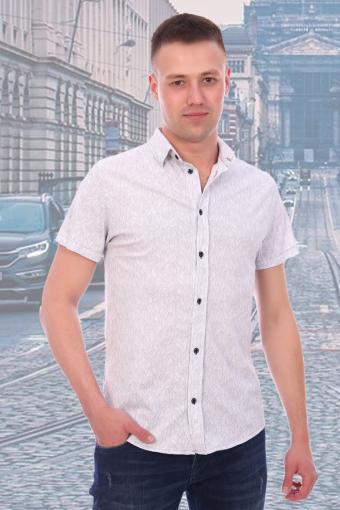 Рубашка 6782 (Серый) - Ивтекс-Плюс