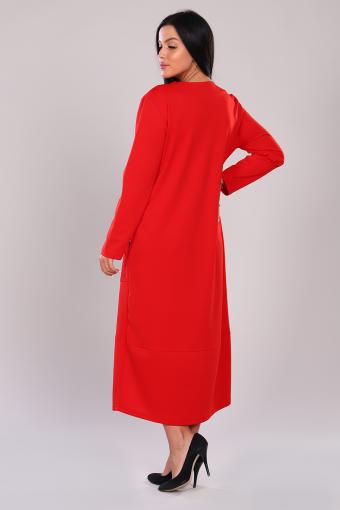 Платье 31592 (Красный) (Фото 2)