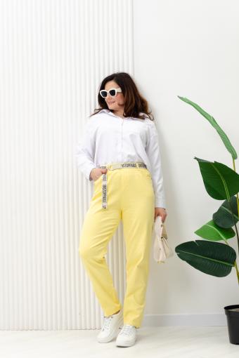 С27038 брюки женские (Желтый) - Ивтекс-Плюс